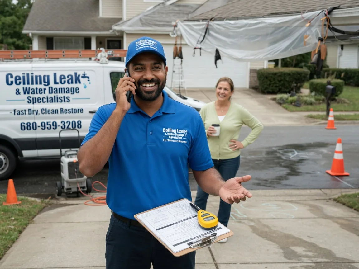 Ceiling Leak Cleanup Fort Jennings, OH FAQs